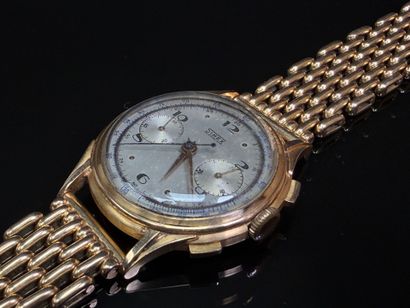 Men's wristwatch in SINEX gold.
Swiss hallmark...