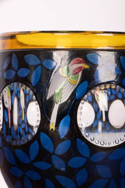 Johan OERTEL attribué à 
Verre calice en...
