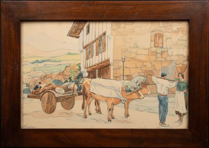 Louis FLOUTIER (1882-1936) after
The Basque...