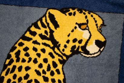 HERMÈS Paris
Terrycloth beach towel decorated...