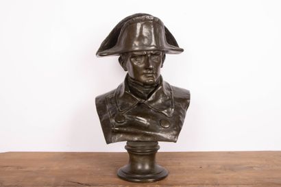 CAVIOLI (XIX-XX) 
Buste de Napoléon
Epreuve...