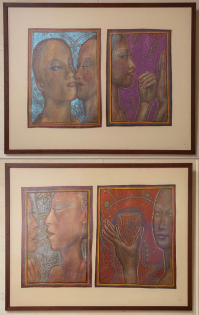 Abraham PINCAS (1945-2015)
Femmes africaines
Deux...