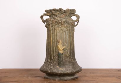 Jules JOUANT (1863-1938) 
Porte-canne en...