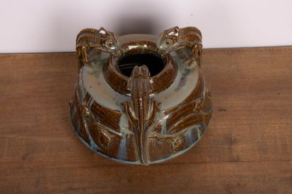 Charles GREBER (1853 - 1935)
Vase circulaire...