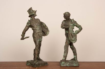 Ecole Française XX° dans le gout de l'antique
Gladiateur...