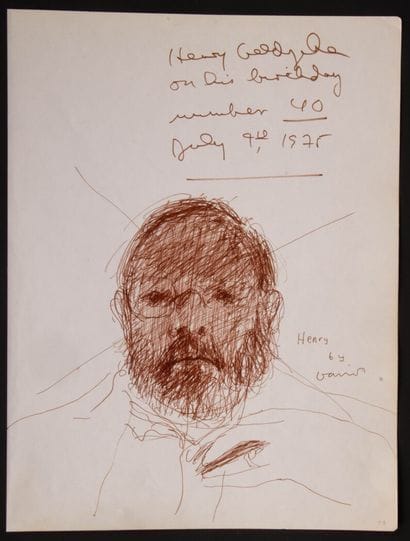 David HOCKNEY (born 1937),
Portrait of Henry...