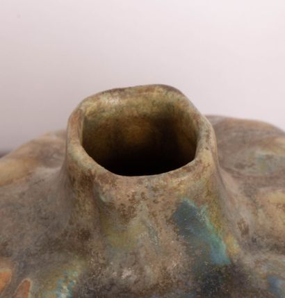 Gilbert METENIER (1876-1950) 
Rare vase courge...