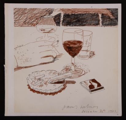 David HOCKNEY (born 1937),
Still life with...