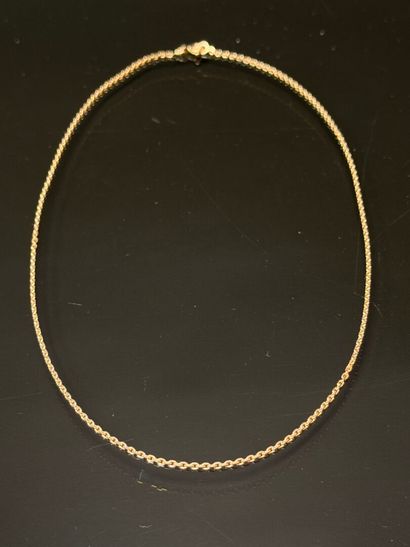 Chain in 750°/00 gold, forçat link.
Length:...