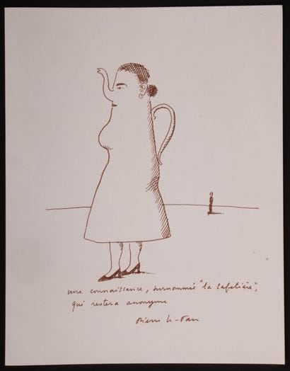 Pierre LE-TAN (1950-2019)
Woman coffee maker
