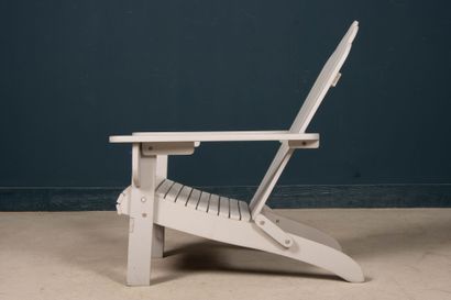 Ensemble de six grands fauteuils de jardin...