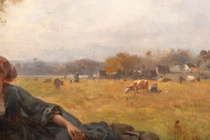 Émile Charles DAMERON (1848-1908)
Vachères...