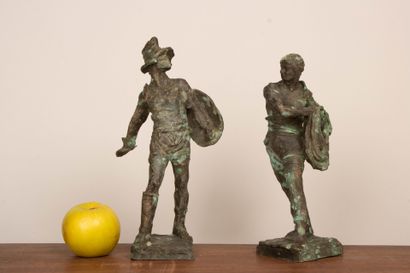 Ecole Française XX° dans le gout de l'antique
Gladiateur...