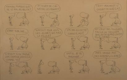 COPI ( 1939-1987)
Scenettes
Fine felt-tip...