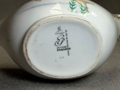 Service à poisson en porcelaine de Limoges...
