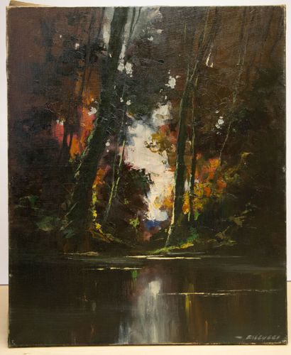 Robert FALCUCCI (1900-1989)
Bord de la Cure.
huile...
