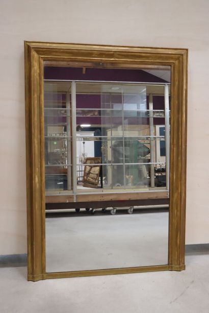 Miroir de cheminée cadre stuc doré
140 x...
