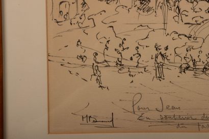 Ecole Française XX°
Rome
Dessin à l'encre...