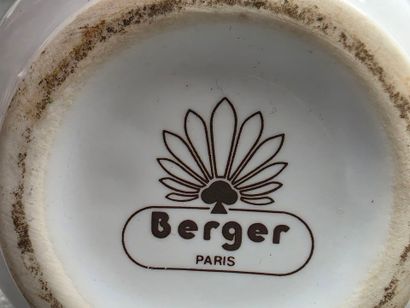 Lampe Berger et bougeoir en cristal
H: 16...