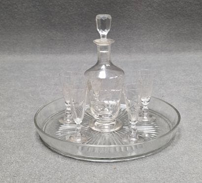 Service à liqueur
H: 20 cm