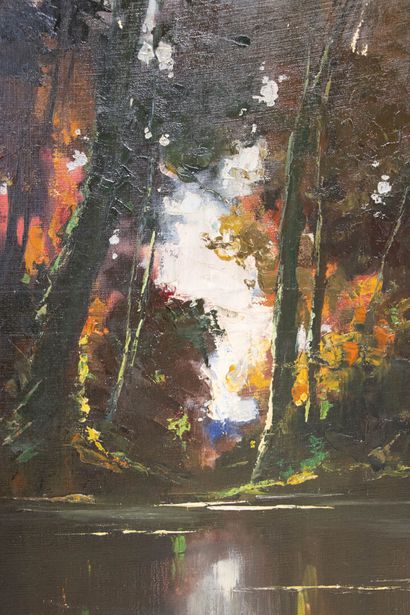Robert FALCUCCI (1900-1989)
Bord de la Cure.
huile...