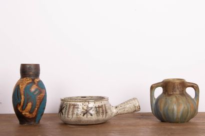 Lot de céramiques : Louis Dage 
- vase en...