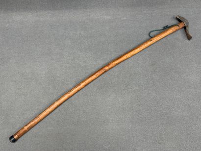 Canne piolet. 
L. :99 cm.