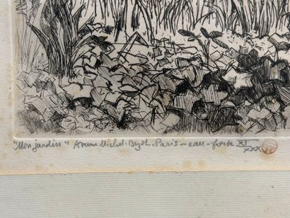 Suzanne TOURTE (1904-1979)
Mon Jardin
Eau...