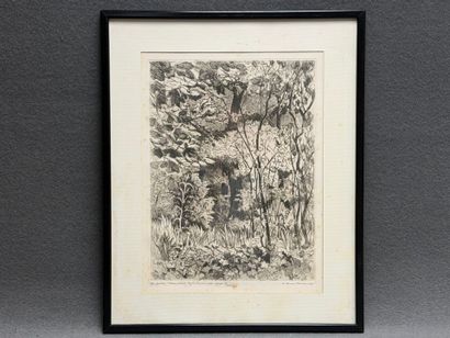 Suzanne TOURTE (1904-1979)
Mon Jardin
Eau...