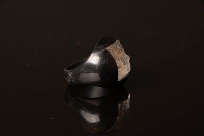 LALIQUE France
Bague en résine et bas-relief...