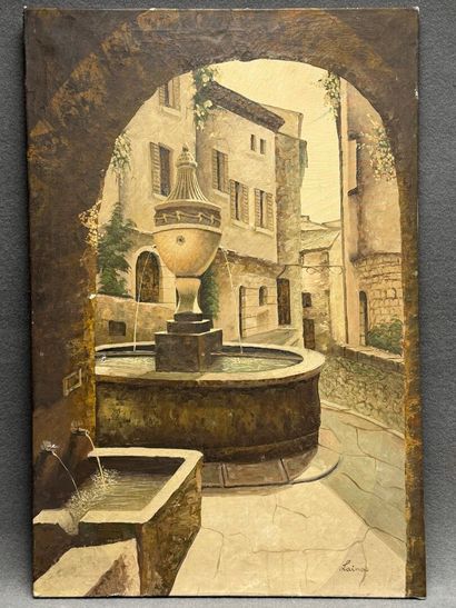 LAINAS - XXe siècle
Vue de la fontaine de...