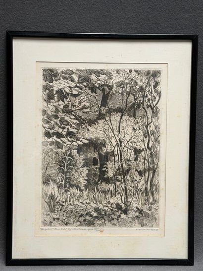 Suzanne TOURTE (1904-1979)
Mon Jardin
Eau...