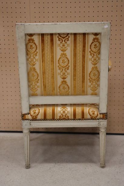 Fauteuil dossier carré à la Reine
Epoque...