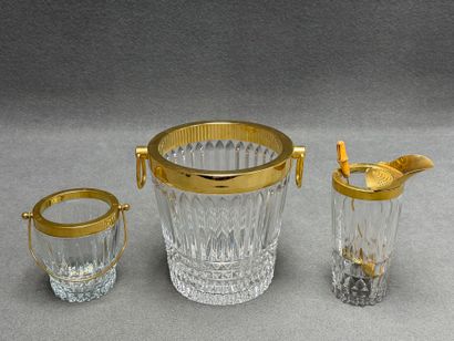 Shaker, seau à Champagne et seau à glaçons...
