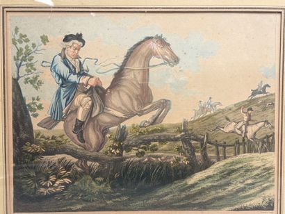 Deux gravures humoristiques d'après Carles...