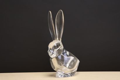 Lapin vide poche en cristal de Vannes. 
H....