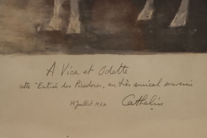 Bernard CATHELIN (1919-2004) 
Entrée des...