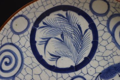 Deux plats rond en porcelaine du Japon XX°
D....