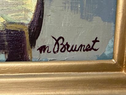 Maurice BRUNET (1911-1997)
Bouquet des champs
huile...