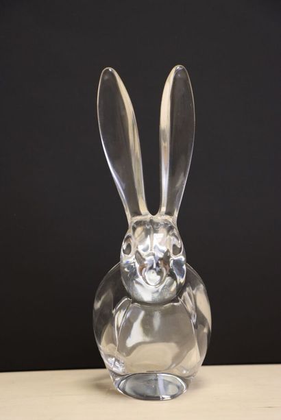 Lapin vide poche en cristal de Vannes. 
H....