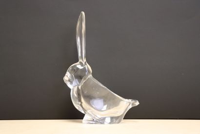 Lapin vide poche en cristal de Vannes. 
H....