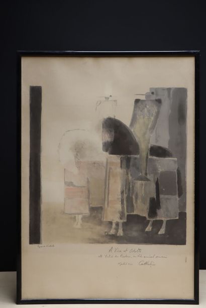 Bernard CATHELIN (1919-2004) 
Entrée des...