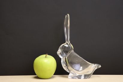 Lapin vide poche en cristal de Vannes. 
H....