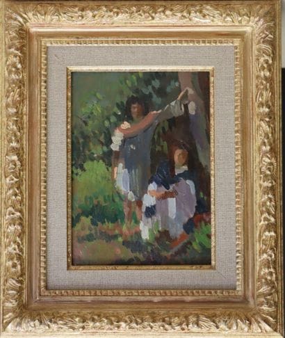 Alfred Marie LE PETIT (1876-1953) 
Esquisse
Huile...