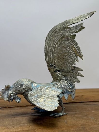 Combat de coqs
Deux statuettes en alliage...