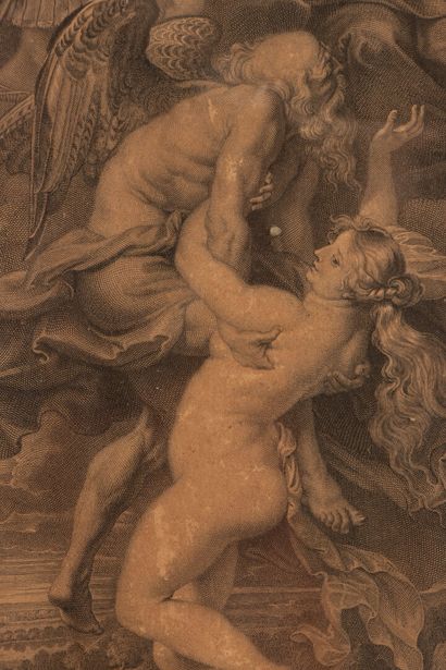 Paire de gravures encadrées d'après Pierre-Paul...