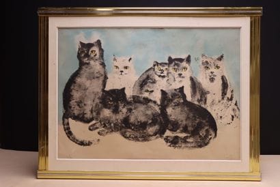 Léonor FINI (1907-1987)
Les chats
Lithographie...