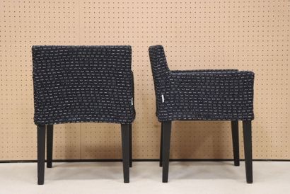 CASAMILANO Paire de fauteuils modernes garnis...
