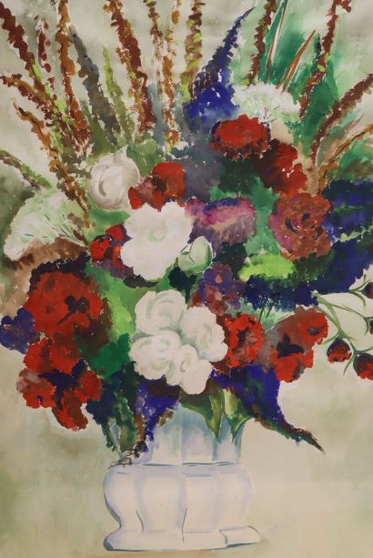 Victor ASTROFF ( XX°)
Nature morte au bouquet...