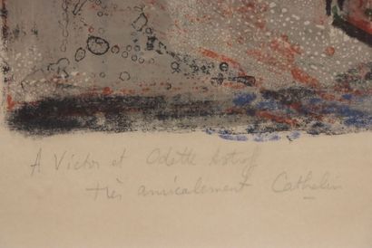 Bernard CATHELIN (1919-2004) 
Nature morte...